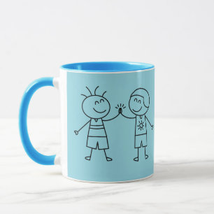 Mug Tapez dans la main poing levé