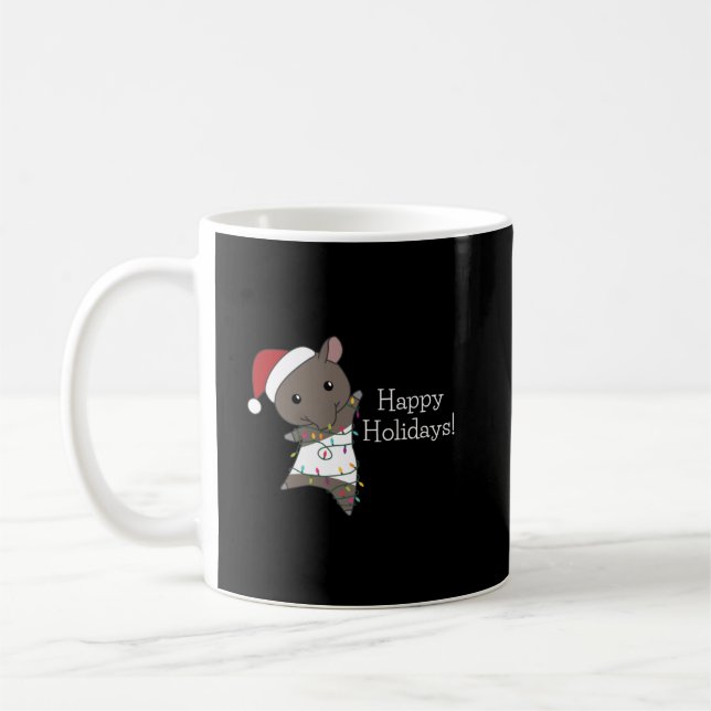 Mug Tapir Christmas Tapire Winter (Gauche)