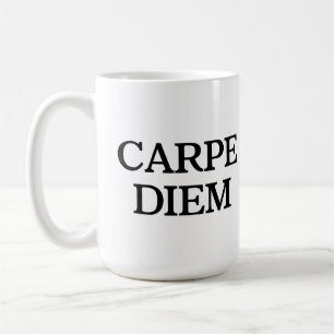 Mug Tapis blanc Carpe Diem