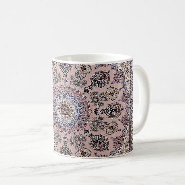 Mug Tapis oriental d'antiquité persane turc tapis (Devant droit)