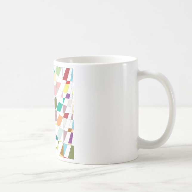 Mug Tapisserie aux couleurs Abstraites (Droite)
