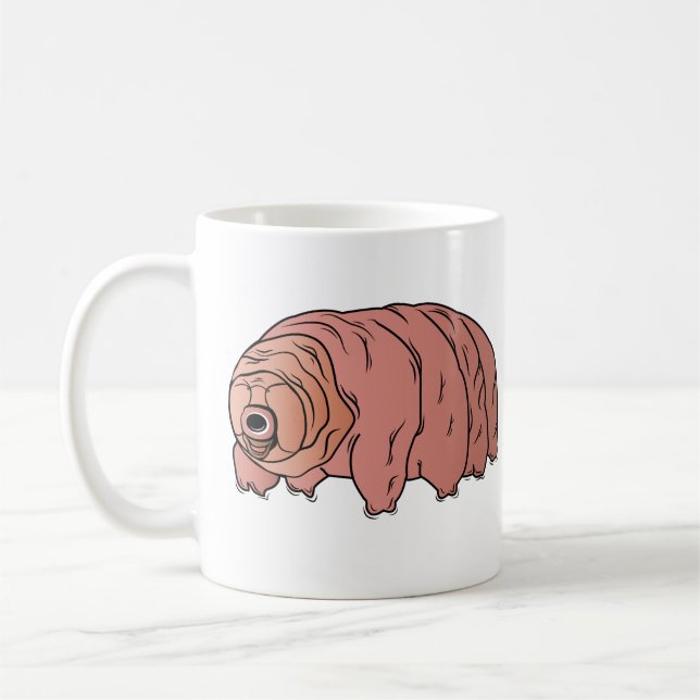 Mug Tardigrade aka Waterbear Water Bear de Petra Ortiz (Gauche)