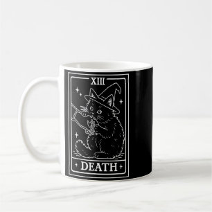 Mug Tarot Chat Noir Mort Halloween Sorcière Amoureuse 
