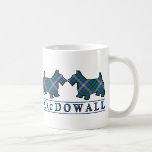 Mug Tartan du Clan MacDowall Chiens Scottie Écossais