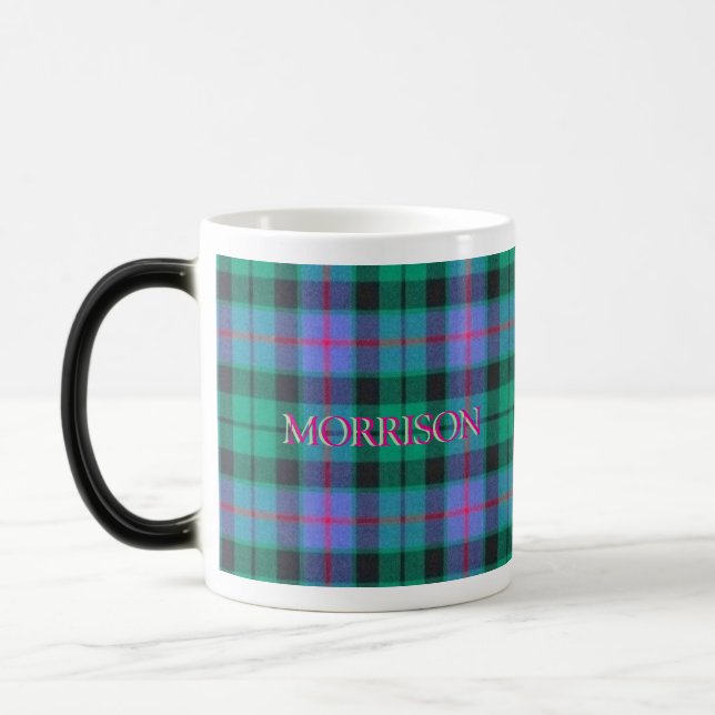 Mug - Tartan Plaid "Green Ancient" MORRISON  (Left)