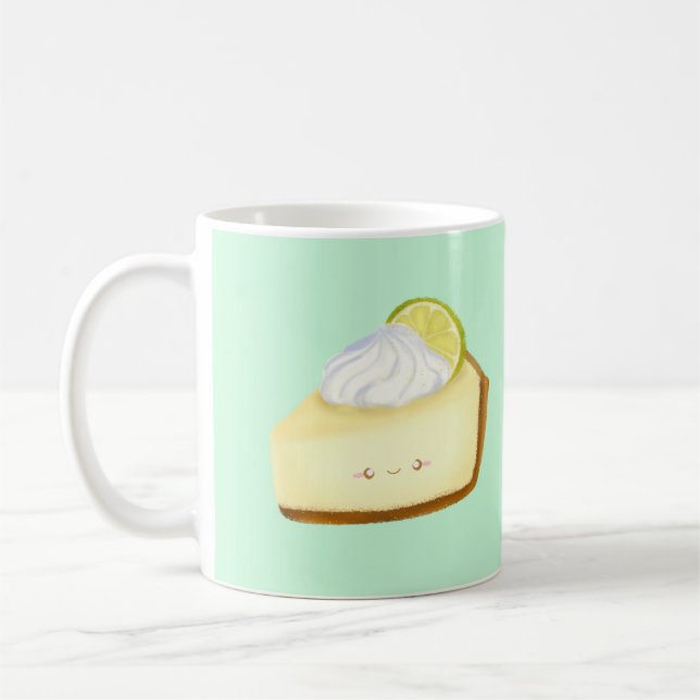 Mug Tarte à citron vert à clé mignonne (Gauche)