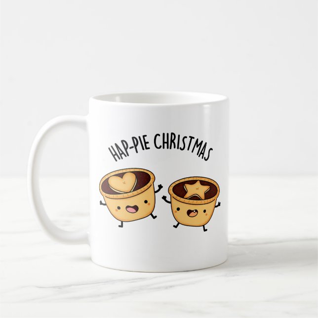 Mug Tarte à tarte Noël drôle Pie à tarte de Noël (Gauche)
