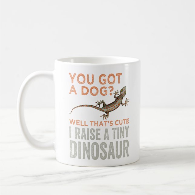 Mug T'As Un Chien ? Yell C'est mignon Je lève un minus (Gauche)
