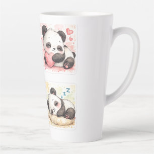 Mug Tasse à Café Panda Mignon Esthétique Aquarelle