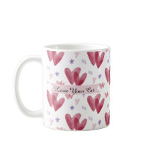 Mug Tasse Chaton Mignon – Cœurs et Étoiles, Photo 