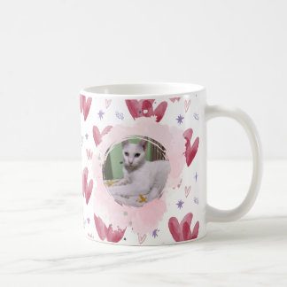 Mug Tasse Chaton Mignon – Cœurs et Étoiles, Photo 