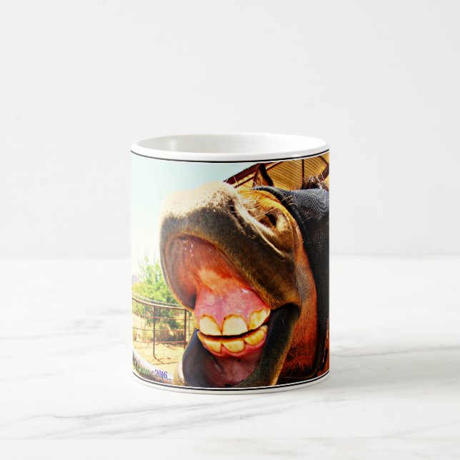 Mug "Tasse de café de Smile du cheval (Centre)