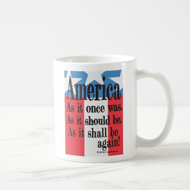 Mug "Tasse de café d'un pain grillé américain" (Droite)