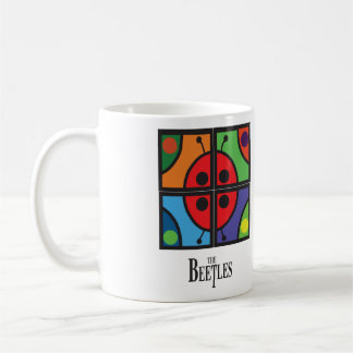 Mug "Tasse de café graphique des scarabées"
