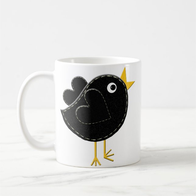 Mug Tasse/Drinkware de corneille (Gauche)