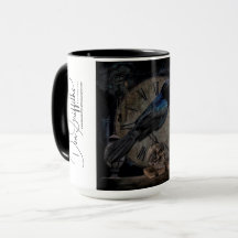 "Tasse du conte d'un Grackle grande" 15 onces