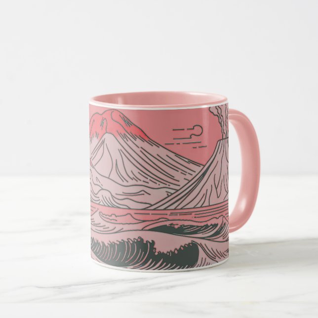 Mug Tasse,l'Harmonie de la Nature dans Chaque Gorg (Devant droit)
