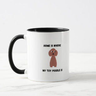mug tasse mignon Caniche jouet