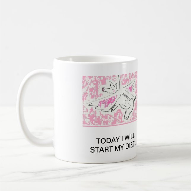 Mug Tasse. Quand les porcs volent je… (Gauche)