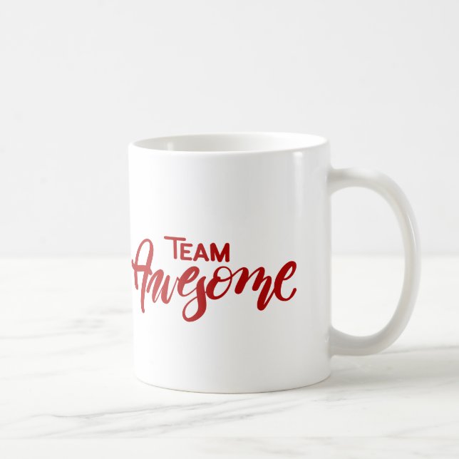 Mug Tasse-Rouge impressionnant d'équipe (Droite)