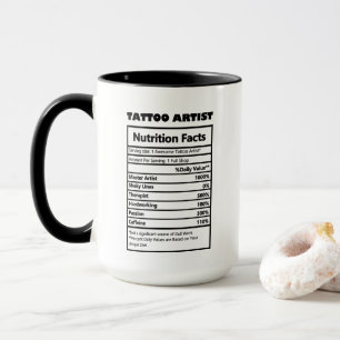 Mug tatouage cool OEuvre artistique