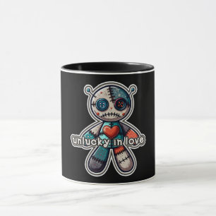 Mug Tatouage de cœur squelette de véritable amour vue