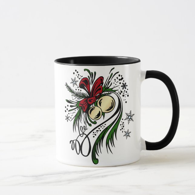 Mug Tatouage de Noël (Droite)