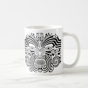 Mug Tatouage maori - noir et blanc