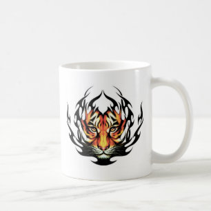 Mug tatouage tribal de tigre