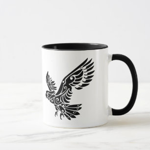 Mug Tatouage tribal d'oiseau de perroquet de cacatoès