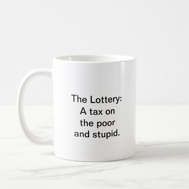 Mug Taxe de loterie sur les pauvres (Gauche)