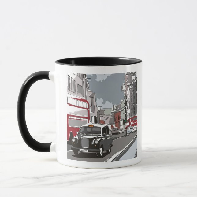Mug Taxi à Londres (Gauche)