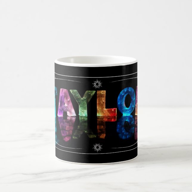 Mug Taylor - Taylor nommé dans 3D s'allume (Centre)