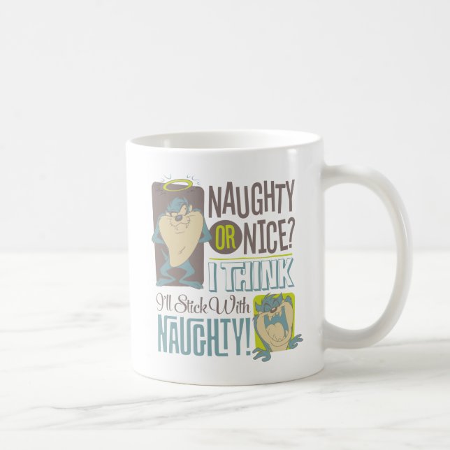 Mug TAZ™ - Naughty ou Nice ? (Droite)