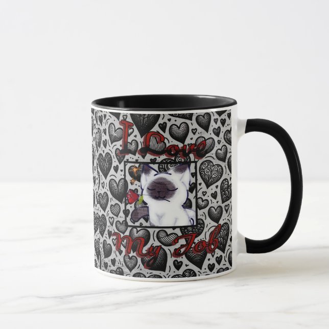 Mug Taza, Adorable Cat Vet Gift cup (Droite)