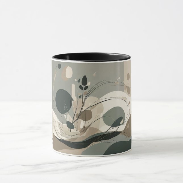 Mug Taza Arte Minimal Equilibrio Natural (Centre)