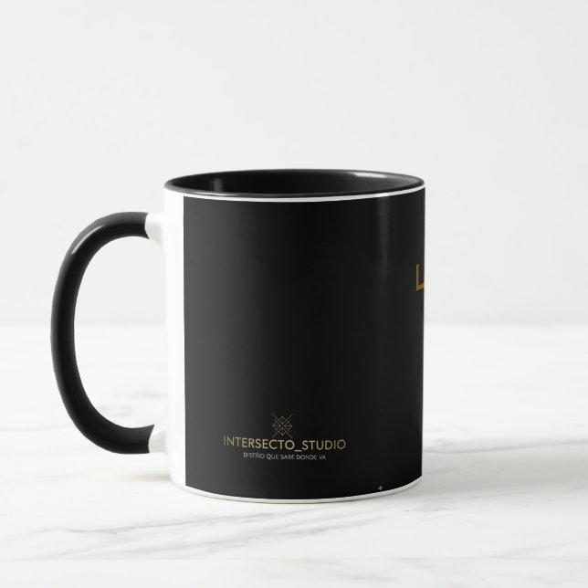 Mug Taza de Café Negra 'Loading Since 1989' (Gauche)