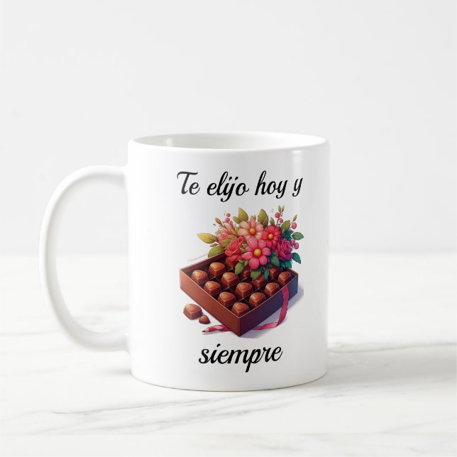 Mug Taza de café San Valentín (Gauche)