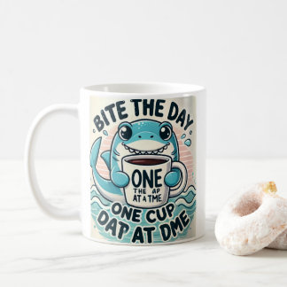 Mug Taza de café - Taza divertida de tiburón simpático