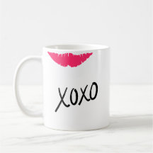 Taza de porcelana XOXO