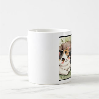 Mug Taza de tres Gatitos Kawaii Sentados