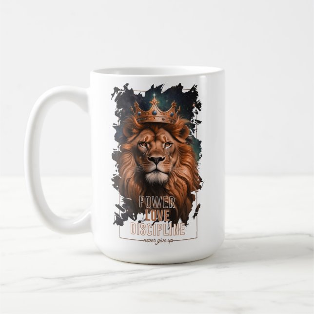 Mug Taza Diseño de León (Gauche)