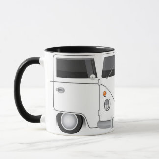 Mug Taza Kombi Blanca Minimalista – Furgoneta Retro pa
