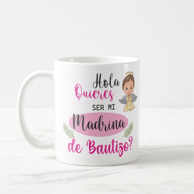 MUG TAZA MADRINA DE BAUTIZO (Gauche)