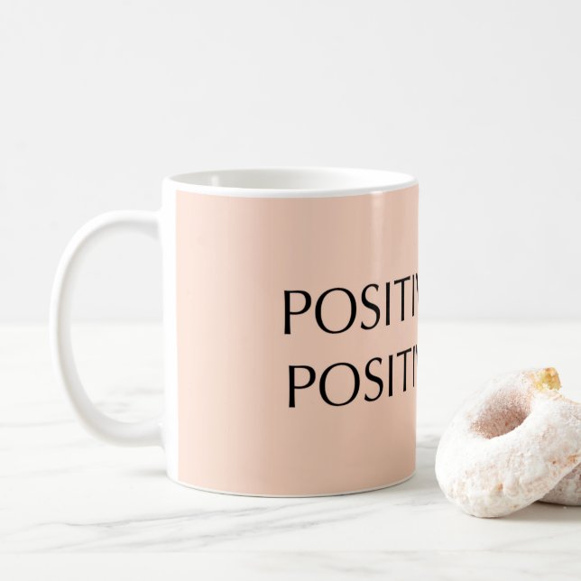 Mug Taza Mente Positiva  (Avec donut)
