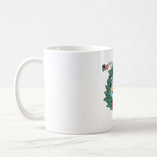 Mug Taza Navideña Bluey (Gauche)