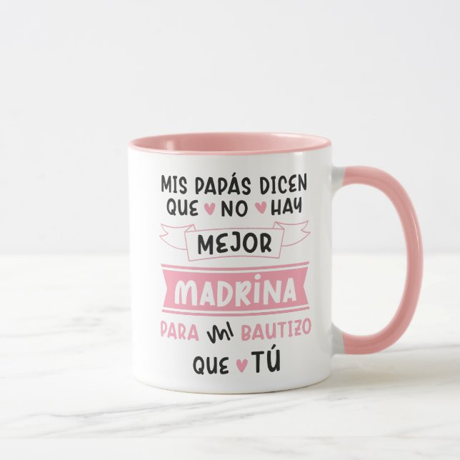 Mug Taza para Madrina de Bautizo 11 oz (Droite)