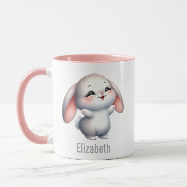 Mug Taza para niños personalizada con diseño de animal (Gauche)