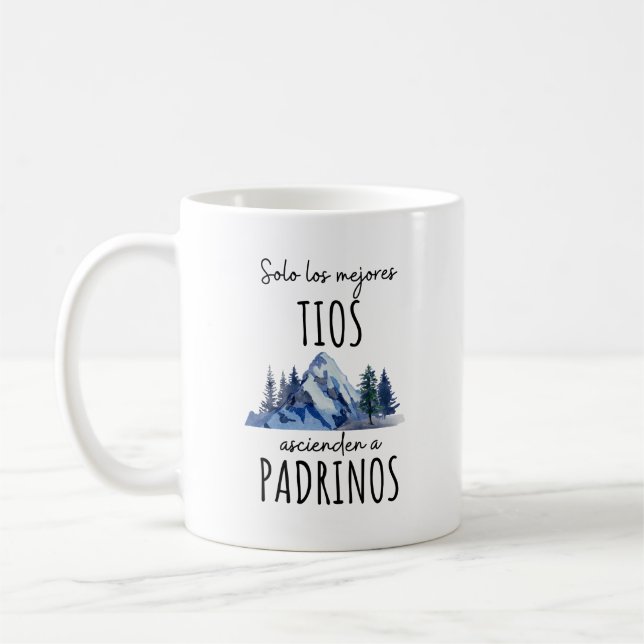 Mug Taza Personalizada Quieren Ser Mis Padrinos 2025 (Gauche)