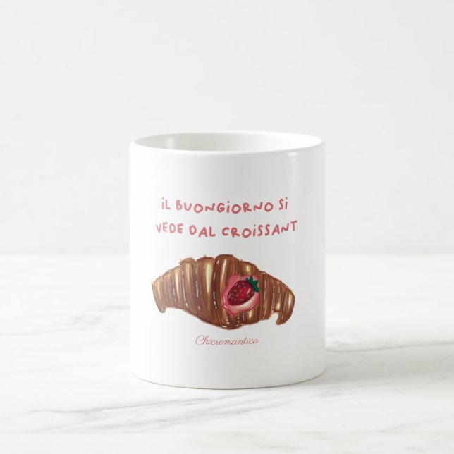 Mug Tazza il buongiorno si croissant véddal (Centre)
